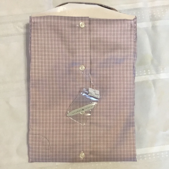 (121)NWT Mens long sleeve dress shirt by Joseph Abboud. Size 18 34/35 - Picture 8 of 11